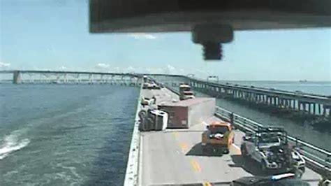 bay bridge tractor trailer accident