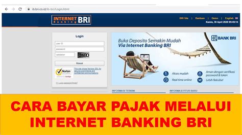 Cara Bayar Prudential Via Internet Banking Bri