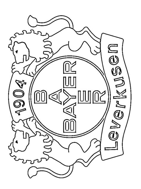 bayer 04 logo ausmalen