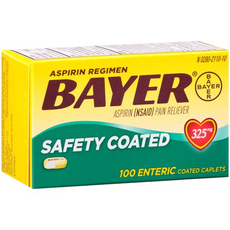 bayer 325mg enteric coated aspirin