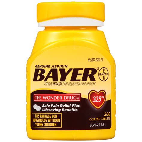 bayer aspirin 325 mg