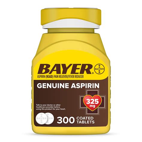 bayer aspirin 325mg coated tablets