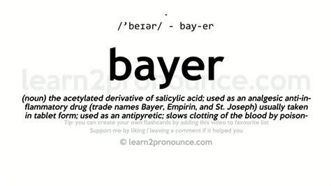 bayer definition