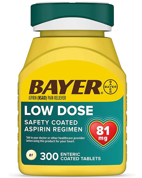 bayer low dose enteric coated aspirin