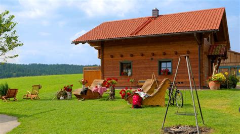 Blockhaus Ferienhaus Bayerischer Wald Urlaub mit Hund Bayern Angeln