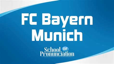 bayern munchen pronunciation