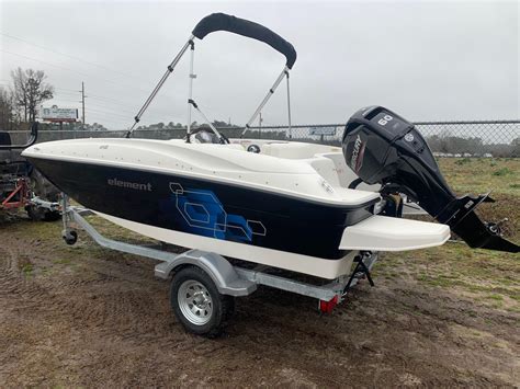 bayliner element e16 weight with trailer