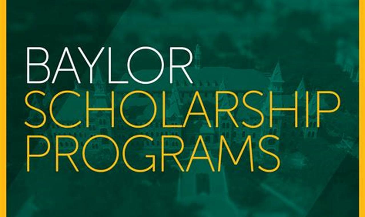 baylor scholarship appeal