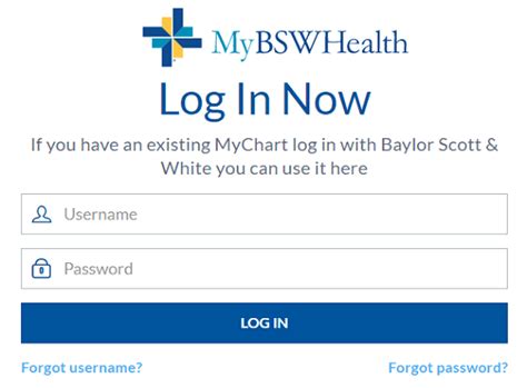 baylor scott and white login in