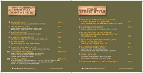 Bazaar Breakfast Buffet Menu