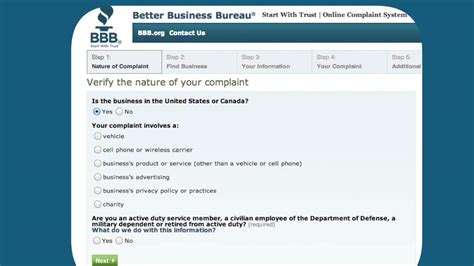 bbb.org file a complaint