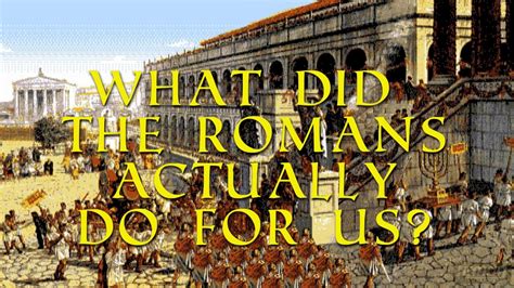 bbc bitesize what did the romans do for us