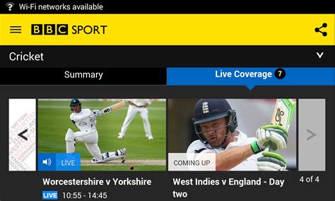 bbc cricket commentary online