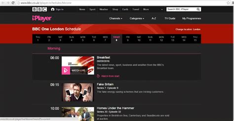 bbc iplayer radio 1 schedule