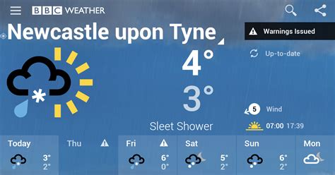 bbc newcastle weather forecast