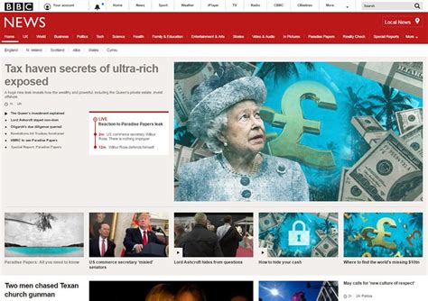 bbc news homepage url