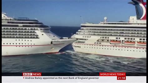 bbc news ship collision