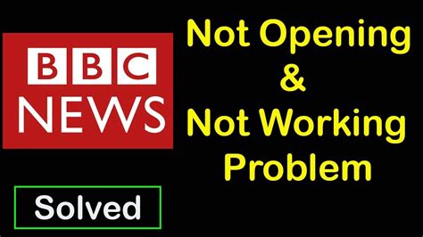 bbc news videos not working