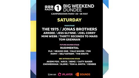 bbc radio 1 big weekend 2023 line up
