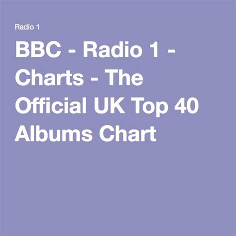 bbc radio 1 charts top 40 albums