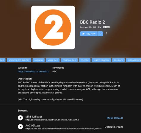 bbc radio stream url