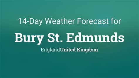 bbc weather forecast bury st edmunds