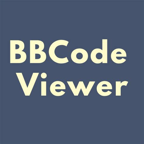 bbcode viewer