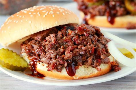 Bbq Chopped Beef Sandwich