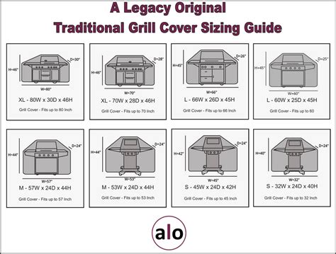 Bbq Cover Size Chart