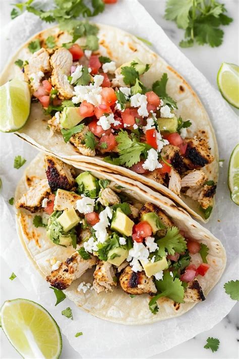 Bbq Lime Chicken Tacos