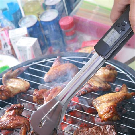 Bbq Tongs With Thermometer