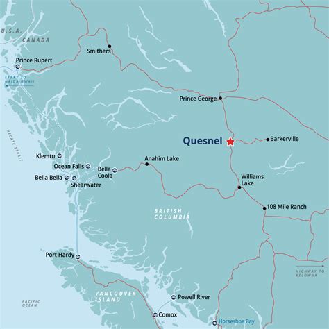 Bc Map Quesnel