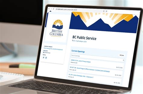bc public service jobs login
