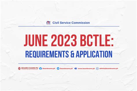 bclte exam 2023 requirements