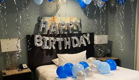 Bday Decoration Room Ideas Romantic For Surprise Birthday Party In