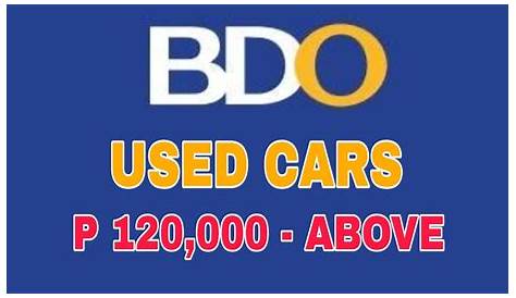 Bdo Car Loan Computation / Deals on Wheels / The provision of a car