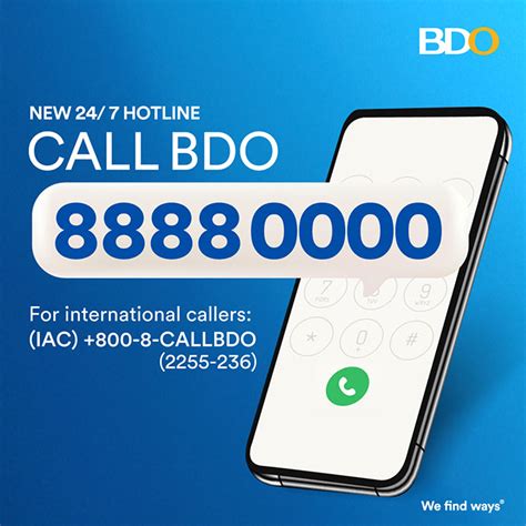 bdo credit card hotline 24 7 globe