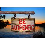be authentic
