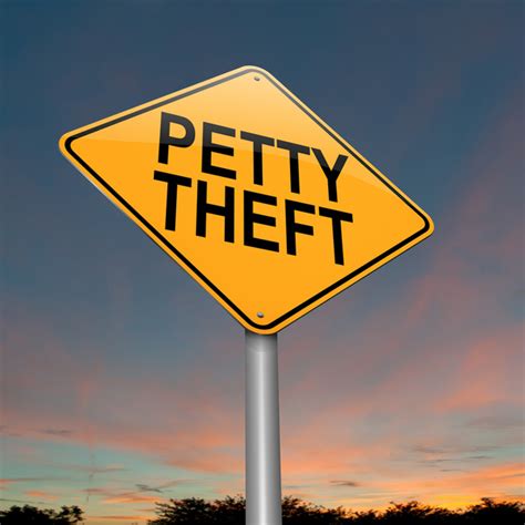 be aware of petty theft