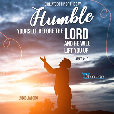 be humble and god will lift you up