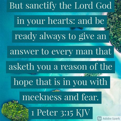 be ready always to give answer kjv