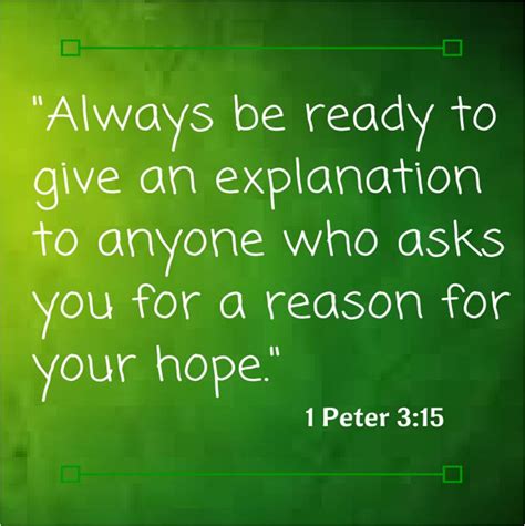 be ready with an answer verse