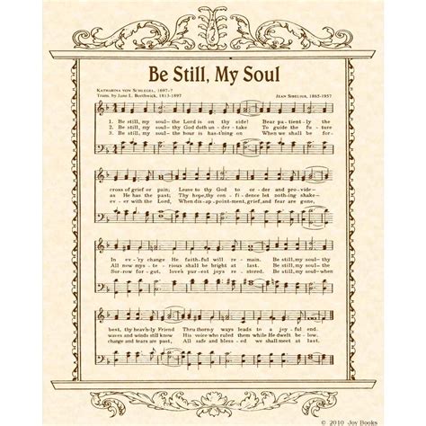 be still my soul tekst