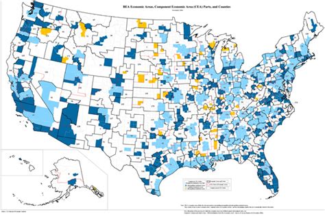 bea economic areas map