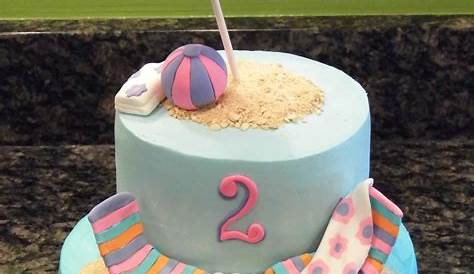 Beach Birthday Cake Designs My
