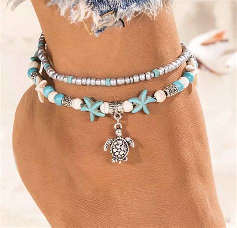 Beach Anklets Beaded
