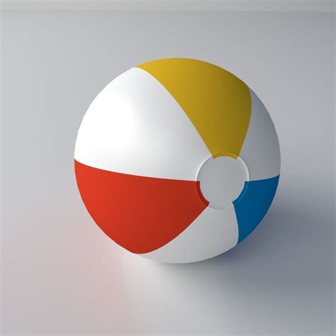beach ball 3d model