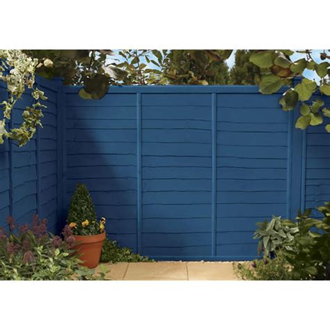 Beach Blue Fence Paint