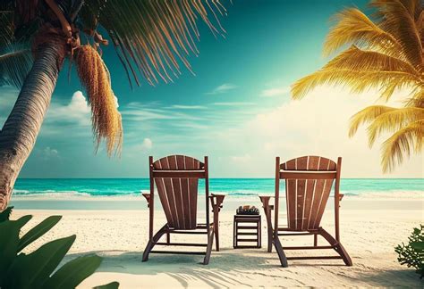 Beach Chair Zoom Background