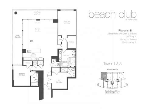 beach club hallandale floor plans